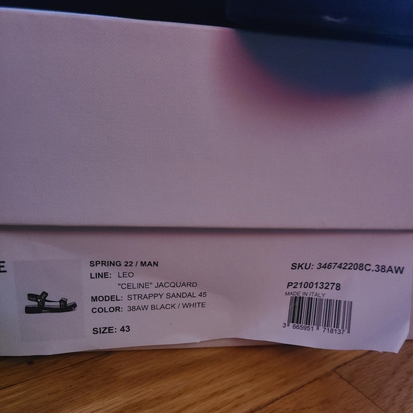 Men Celine Sandals size 43 Reciept Comes With Purchase - Picture 8 of 9